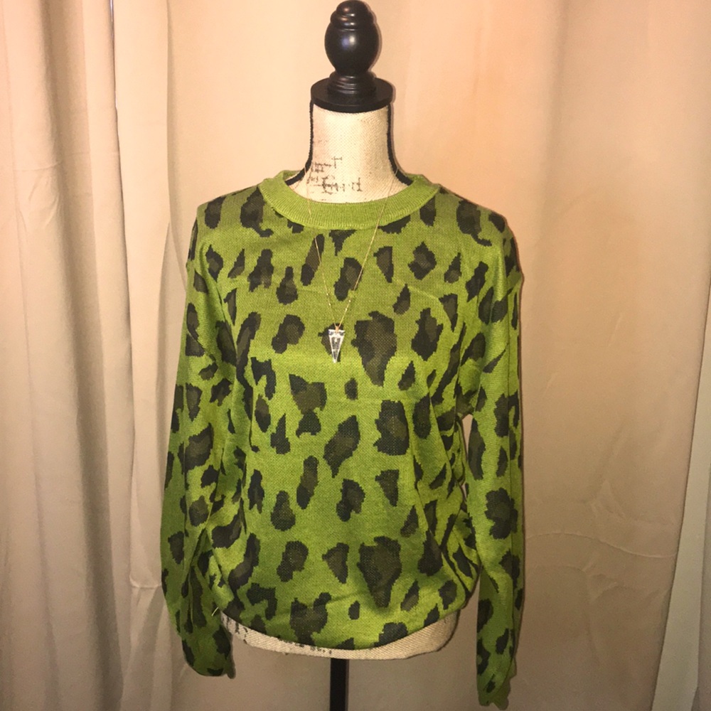 Leopard Print Sweater